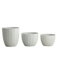 thumbnail image 3 of Mainstays Isla 14" x 14" x 14.77" Round Vanilla Dream Plastic Planter, 3 of 6
