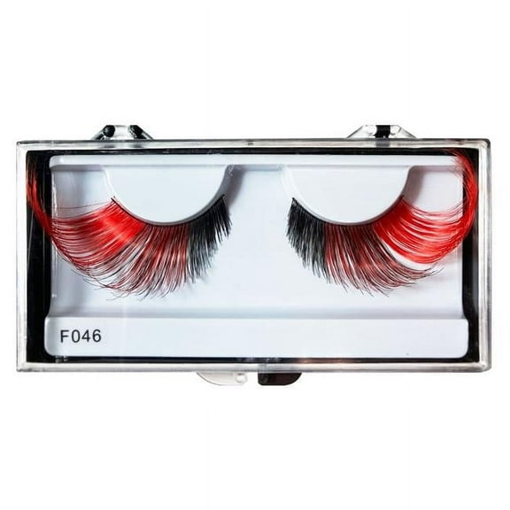 Eyelash Flare - Red/black
