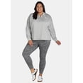 thumbnail image 2 of Reebok Women's and Women's Plus Varsity Polo Sweatshirt, Sizes XS-4X, 2 of 5