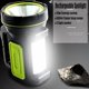 thumbnail image 4 of Ultra Powerful Led Torch USB Rechargeable 135000 Lumens 6000mah with Side Light High Power Waterproof Flashlight for Emergency Hiking Camping Hunting, 4 of 5