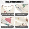 thumbnail image 2 of joogoo Christmas Cute Trees Pattern Pajama Sets Short Sleeve Cotton 2-Piece Sleepwear 6Y, 2 of 7
