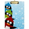thumbnail image 1 of FMSHPON Penguins Clipboard Hardboard Wood Nursing Clip Board and Pull for Standard A4 Letter 13x9 inches, 1 of 8