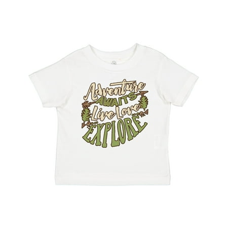 

Inktastic Camping Hiking Trekking Adventure Gift Toddler Boy or Toddler Girl T-Shirt