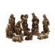thumbnail image 4 of 11 piezas de figuras de belén navideñas, esculturas de resina, mini juego de belén para Bronce, 4 of 8