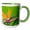 Green/White, variant on 3drose, Bird of Paradise Flower, Waimea Valley, North Shore, Oahu, Hawaii., 11oz Two-tone Green Mug