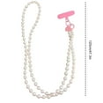 thumbnail image 3 of Llavero bonito para el móvil, pulsera para el móvil, cordón para el móvil, cordón cruzado con perlas para el móvil, cordón universal para el móvil, bolsa de mano universal, cartera, llavero, 3 of 6