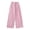 /v257Pink605, variant on Child Pants Loose Fit Wide Leg Pants For Girls Soft Crinkle Ice Silk Summer Trousers Casual For Girls Breathable Solid Color Bottoms