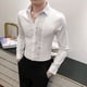 thumbnail image 2 of D Camisa De Encaje Con Patchwork Para Hombre, Manga Larga,, 2 of 8
