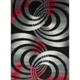 thumbnail image 2 of HR HANDCRAFT RUGS HR Contemporary Distressed Area Rug with Swirls Sync Pattern - Abstract Elegance in Faded Hues for Trendy Home Decor 7' 8" x 10' -, 2 of 5