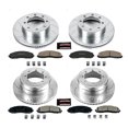 thumbnail image 3 of PowerStop Front and Rear Z23 Evolution Sport Carbon-Fiber Ceramic Brake Pad and Drilled & Slotted Rotor Kit Fits: FORD Select Models K6404, 3 of 10
