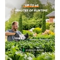 thumbnail image 6 of YAHHU 20 Inch Cordless Electric Hedge Trimmer，21V Electric Bush Trimmer，Battery and Charger Included, 6 of 8