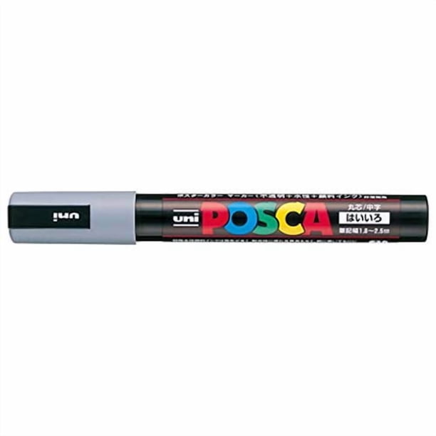 Marcador Mitsubishi Uni Posca PC5M Gris Mediano 0,5-2,5 mm