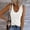 White, variant on Womens U-Neck Tank Tops Summer Plus Size Sleeveless Solid Rib Knit Base Shirt Casual Breathable Workout Tees Army Green XXL