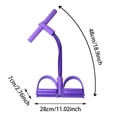thumbnail image 3 of LLDYYDS 21 Bandas de Resistencia para Fitness - Pedal de 4 Tubos con Tirador de Tobillo 2025 Bandas Elásticas Mejoradas para Ejercicios de Abdominales Equipo de Ejercicios de Entrenamiento AB, 3 of 8
