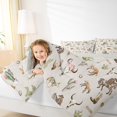 thumbnail image 4 of Feelyou Bohemian Sheep Skeleton Queen Comforter Set, Vintage Western Horse Cactus Bedding Sets, Rustic Cowgirl Cowboy Reversible Bedding Comforter Set, Luxury Bedroom Decor, 3-Piece, 4 of 8