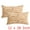 Khaki, variant on Unique Bargains 2 Pcs Farmhouse Plush Cushion Case Pillow Covers White 18" x 18"
