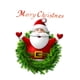thumbnail image 5 of Pegatinas de Papá Noel para árbol de Navidad, extraíbles e impermeables, para decoración de habitaciones festivas 8, 5 of 9