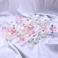 thumbnail image 2 of 10pcs 4/5/6cm Colorful Christmas Ball Transparent Bubble Ball Xmas Tree Hanging Ornaments Birthday Cake Topper Home Party Decor, 2 of 5