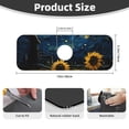 thumbnail image 2 of Sikiie Oil Starry Sky Sunflower Splash Guard for Sink Faucet-1 PC Super Absorbent Fast Drying Mat Sink Gadgets-Splash Guard for Kitchen, Sink Mat, 2 of 7