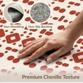 thumbnail image 6 of ODIKA 9'x12' Paprika Geometric Handwoven Design Washable Area Rug Modern Symmetry with Charm Non-Shedding, Easy Care for Master Suite, California King, Under Bed, 6 of 7