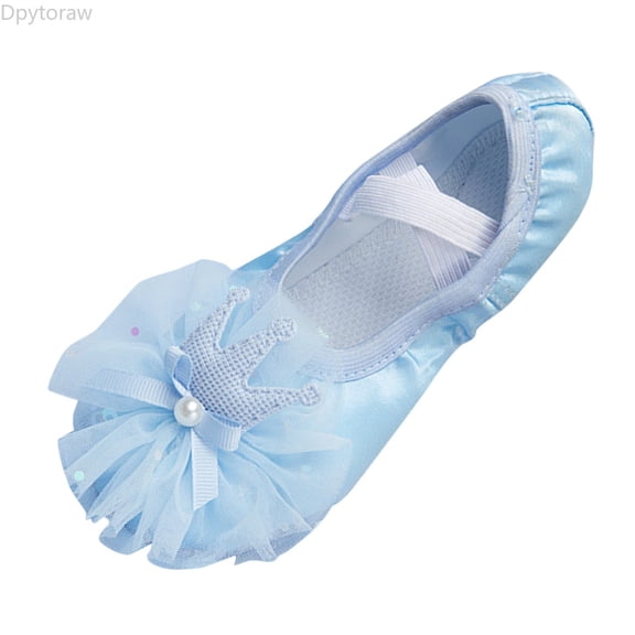 Dpytoraw Children Shoes Dance Shoes Warm Dance Ballet Performance Indoor Shoes Yoga Dance Shoes Lightweight Girls Athletic Shoes Size 8.5