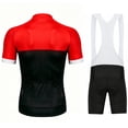 thumbnail image 2 of Men's Cycling Clothing Quick-dry Breathable Mountain Bike Cycling Jersey with Cycling Bib Shorts Set, 2 of 8