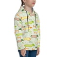 thumbnail image 3 of Haiem Dachshund Dog Puppy Pattern Boys Hoodie, Youth Pullover Hooded Sweatshirt, Kangaroo Pocket Hoodie for Kids Girls -Large, 3 of 6