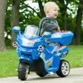 thumbnail image 4 of Lil’ Rider 3-Wheel Battery-Powered Electric Motorcycle for Kids 3-6, Blue, 4 of 8