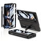 thumbnail image 1 of For Samsung FOLD4 5G Mobile Phone Case W23 Protective Case Folding Screen Full-package Anti-fall With Bracket With Pen Slot Case Film Integrated Lens Protection Matte Hard Case, 1 of 4