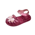 thumbnail image 1 of Sandals for Girls, Thick-Soled Crystal Jelly Princess Shoes with Bow , Spring/Summer Style, Comfortable Childrens Sandals, 1 of 9