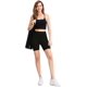 thumbnail image 5 of Pantalones cortos de yoga de cintura alta para mujer Pantalones cortos deportivos de entrenamiento suaves con bolsillos laterales Pantalones cortos de motorista para correr Xemadio PTL073-3, 5 of 5