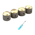 thumbnail image 1 of Tachiuwa 4Pcs Guitare Ton Bass Remplacement Professionnel Guitare Pièces Durable Laiton Volume, 1 of 9