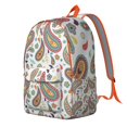 thumbnail image 2 of Durable Boho Paisley Backpack - Artistic Print Withstands Daily Use, Reliable Bag for Books and Electronics, Cherished Gift for Those on the Go, 2 of 5