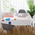 thumbnail image 6 of Coolnut Independence Day Rectangle Tablecloth Spill-Proof Polyester Table Cloth Table Cover for Kitchen Dining Picnic Holiday Party Decoration,54"x54", 6 of 7