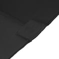 thumbnail image 3 of LA Linen TCSpandex_OB72x30x30_BlackX24 LA Linen Rectangular Open Back Spandex Tablecloth, 72 by 30 by 30-Inch, Black, 3 of 4