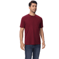 thumbnail image 2 of Zfeel Short Sleeve Tee, High-Performance Dry Fit Poly Shirts for Men, Art and Crafts, Lightweight & Breathable, Maroon, M, 2 of 5