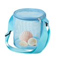 thumbnail image 1 of Children Beach Bag Shell Collecting Bag Mesh Toy Storage Bag With Adjustable Shoulder Strap, Sandproof And Foldable For Outdoor Activities, 1 of 5