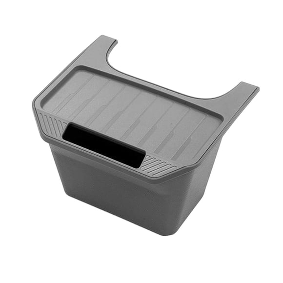 justharion Boîte de Rangement sous le Siège Noir Plateau Caché pour Modèle Tesla Y Upgrade Gris