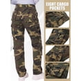 thumbnail image 4 of FEN AI Womens Work Pants with Fleece Lined Cotton Y2k Camo Cargo Pants Insulated Snow Ski Pants 12, 4 of 9