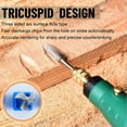 thumbnail image 4 of Herramientas de tallado de madera para herramienta rotativa, 5 piezas HSS Herramientas de carpintería Juego de brocas de grabado Herramienta de molienda de artesanía de madera Universal, 4 of 5