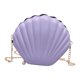 thumbnail image 2 of Bolso de hombro con forma de concha Yuyangstore Monedero novedoso con cremallera Violeta, 2 of 8
