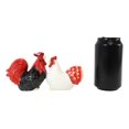 thumbnail image 5 of Ebros Chicken Black Rooster And White Hen Magnetic Salt And Pepper Shakers Set, 5 of 6