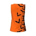 thumbnail image 5 of Picia Halloween Bats Pattern Women's Workout Tank Top,Breathable Activewear,Slim Fit Athletic Top,Versatile Workout Moisture-wicking top-Large, 5 of 9