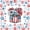 Patriotic 01, variant on Manfei Colorful Stars Twin Bedding, American Flag Bedding Comforter Set, Red White Blue, Black Reversible 7-Piece