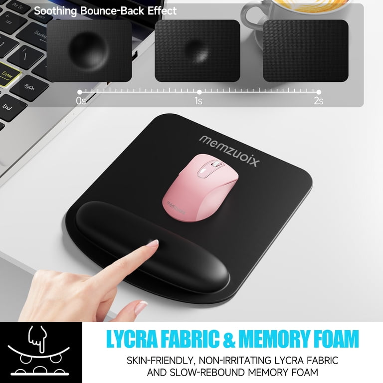 HALOKIN Mouse Pad with Memory Foam Wrist Support photo 2