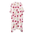 thumbnail image 2 of HELLHERO High Quality Fabrics Swimwear Coverup for Beach Vacation Breathable Free Size Bathing Suit Cover Up Cherry Pattern, 2 of 6