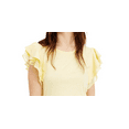 thumbnail image 2 of MAISON JULES Womens Yellow Jewel Neck Top Size: S, 2 of 3