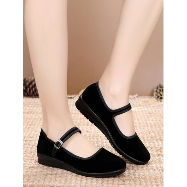Flat dance shoes best sale ladies