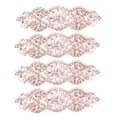 thumbnail image 1 of SHISUYAN 4 Pcs Appliqué en Strass Patch Thermocollant en Strass pour Ceinture de Robe de Mariée, 1 of 8