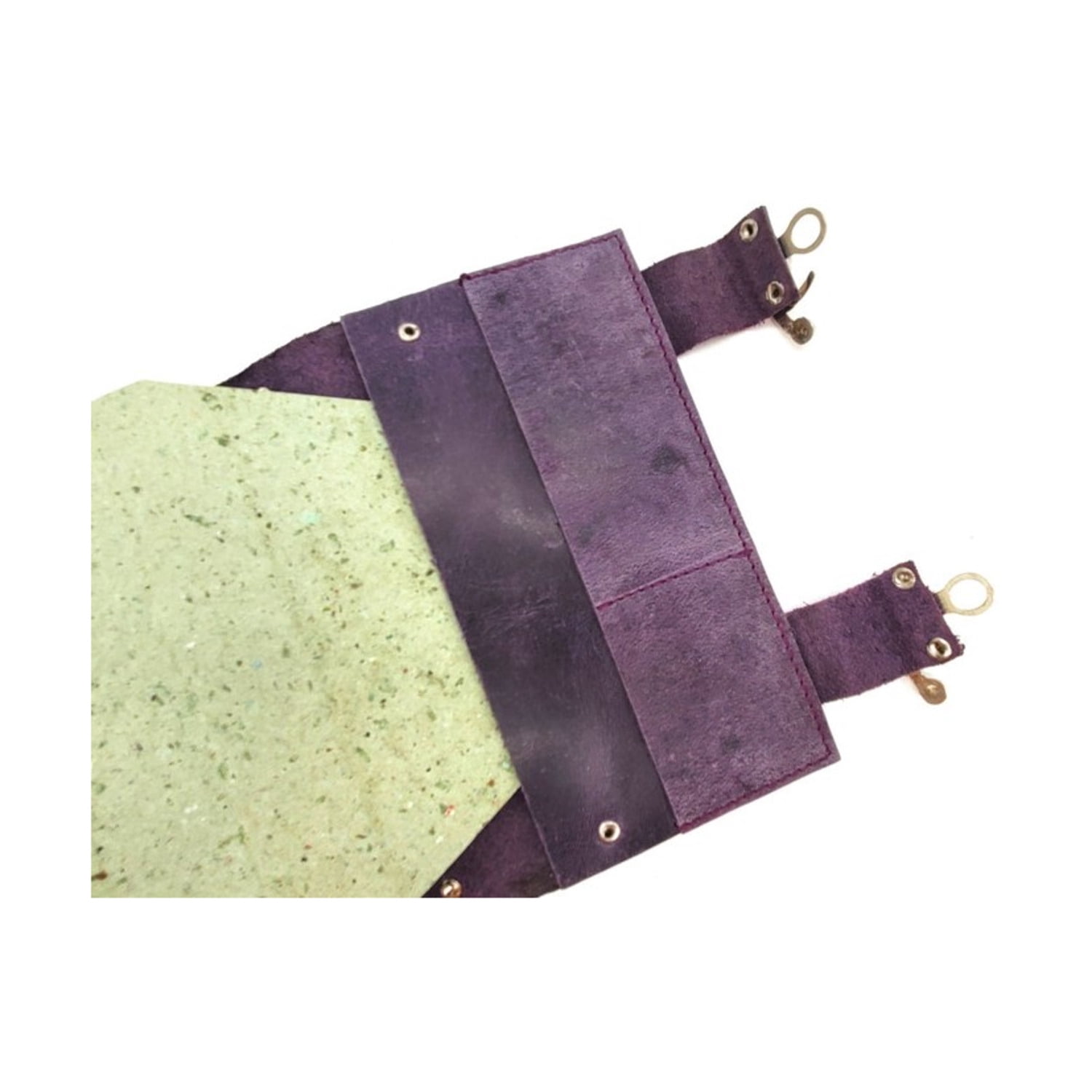 Old School Dice & Accessories Adventure Journal - 7x5 Purple Leather New